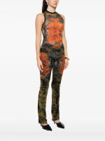 JEAN PAUL GAULTIER - Women Mesh "Médaillon" Tank Top - Image 2