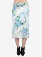 MERYLL ROGGE - Women Knee Length Slip Skirt w/ Piping - Image 3