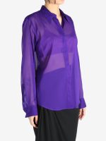 DRIES VAN NOTEN - Women Fitted Silk Shirt - Image 2