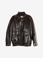 MM6 Maison Margiela - Women Faux Leather Jacket - Image 4