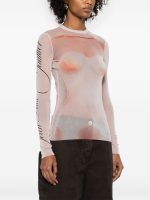 JEAN PAUL GAULTIER - Women Printed "Le Classique" Mesh Top - Image 2