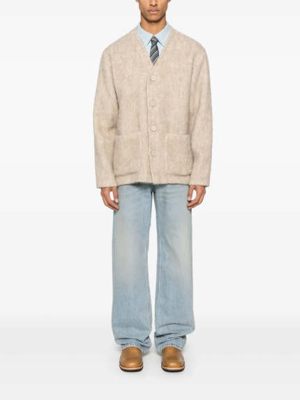 SAINT LAURENT - Men Mid Straight Baggy Jeans