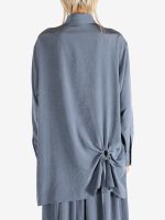 Y'S - Women Y-Circle Gathered BL Shirt - Image 3