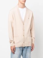 MAISON KITSUNE - Men Baby Fox Patch Cosy Cardigan - Image 2