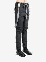 GEOFFREY B. SMALL - Men Oversize Drawstring Fishermans Suspender Pants - Image 2