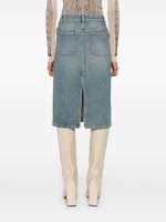 COURRÈGES - Women 2-Pocket Denim Skirt - Image 3