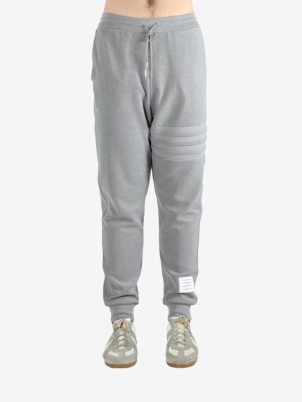 THOM BROWNE - Men Seamed In 4 Bar Stripe Sweatpants