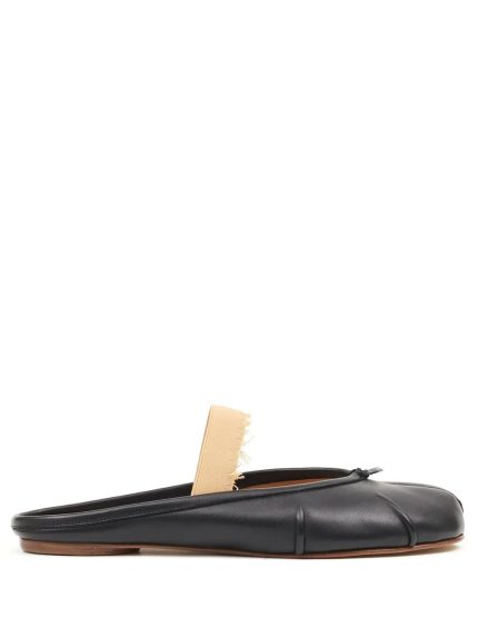 MAISON MARGIELA - Women Leather Tabi Ballerina Mule