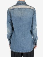 RICK OWENS DRKSHDW - Women Denim Outershirt Jacket - Image 3