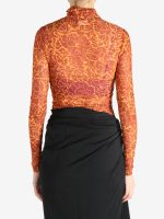 DRIES VAN NOTEN - Women Printed Turtleneck Tee - Image 3