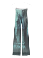 JEAN PAUL GAULTIER - Women Mesh Printed "Water" Trouser - Image 5