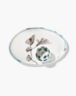 SERAX X MARNI - Camelia Aubergine Mf Oval Plate °2 Camelia Aubergine Mf - Image 2
