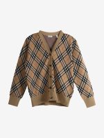 BURBERRY - Women Checkered Cardigan - Image 4