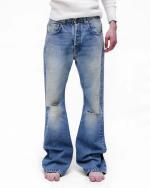 ENFANTS RICHES DEPRIMES - Men Wider Flare Leg Jeans - Image 3