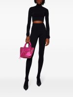 BALENCIAGA - Women Cropped Turtleneck Top - Image 4