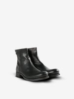 MA+ - Men Short Back Zipper Boot W/Embossment - Image 2
