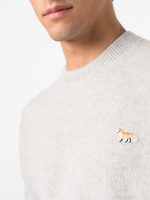MAISON KITSUNE - Men Baby Fox Patch Regular Jumper - Image 4