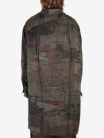 ZIGGY CHEN - Men Digital Print High Neck Long Shirt - Image 3