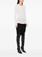 RICK OWENS - Women Rib LS T-Shirt - Image 2