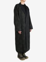 YOHJI YAMAMOTO POUR HOMME - Men I-Lining Pt Raglan Coat - Image 3