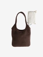 MIU MIU - Women Woven Shopping Bag - Image 2