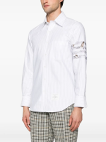 THOM BROWNE - Men Straight Fit BD Long Sleeve Shirt - Image 2