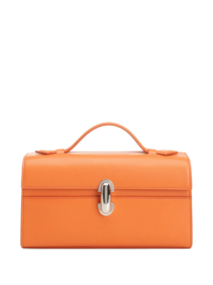 SAVETTE - Women Symmetry Pochette In Smooth Calf Leather Bag