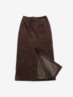 ATELIER NEW YORK - Women Suede Leather Skirt - Image 6