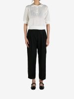 MARGARET HOWELL - Women Pointelle Polo Shirt - Image 4