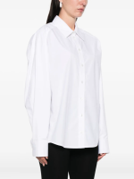 ALEXANDER WANG - Women Necklace Oversized Button Down Shirt - Image 2