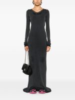 BALENCIAGA - Women LS Distressed Maxi Dress