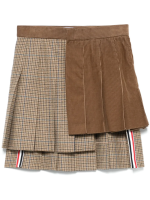 THOM BROWNE - Women Mini Wrap Pleated Skirt - Image 5