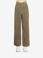 AURALEE - Women Pigment Dye Finx Corduroy Wide 5P Pants
