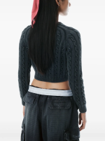 ALEXANDER WANG - Women Turned Down Elastic Cargo Pant - Image 4