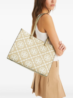 TORY BURCH - Women T Monogram Contrast Embossed Tote Bag - Image 2
