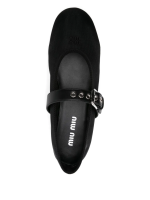 MIU MIU - Women Mesh Ballerina Flats - Image 4