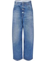 MM6 Maison Margiela - Women Blue Denim Trouser - Image 7