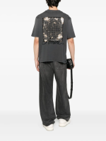 AMIRI - Men Bleach Bandana Patch Tee - Image 2