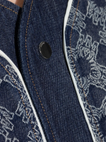 AMIRI - Men Ma Quad Denim Baseball Shirt - Image 4