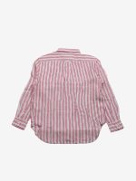 POLO RALPH LAUREN - Women Oversize Fit Striped Linen Shirt - Image 2