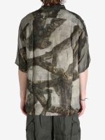 ZIGGY CHEN - Men Digital Print Short Sleeve Shirt - Image 3