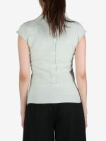 MERYLL ROGGE - Women Crew Neck Sweater w/ Cap Sleeve - Image 3