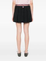 THOM BROWNE - Women Mini Mini Button Front Pleated Wrap Skirt - Image 3