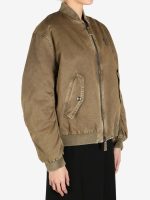 MIU MIU - Women Gabardine Bomber Jacket - Image 2