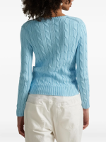 POLO RALPH LAUREN - Women Pima Cotton Julianna Long Sleeve Pullover - Image 3