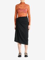 DRIES VAN NOTEN - Women Printed Turtleneck Tee - Image 4