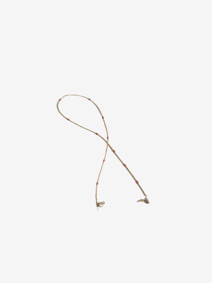 RIGARDS - Patina Eyewear Chain+Red Jasper/Copper