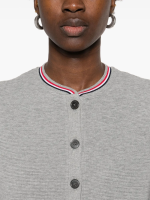 THOM BROWNE - Women Short Sleeve Crew Neck Cardigan - Image 4
