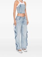 ALEXANDER WANG - Women Basketball Mesh Curved Zipper Pant - Image 2