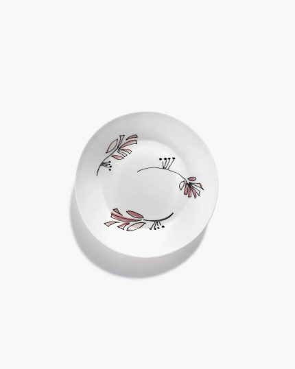 Pink plate,front view